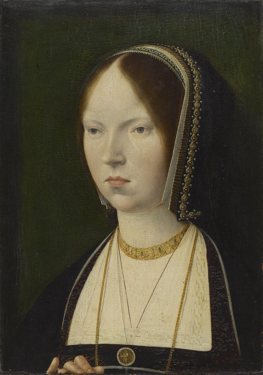 Una mujer, tradicionalmente identificada como Isabel la Católica de Castilla, c.1492-97 de Michiel Sittow