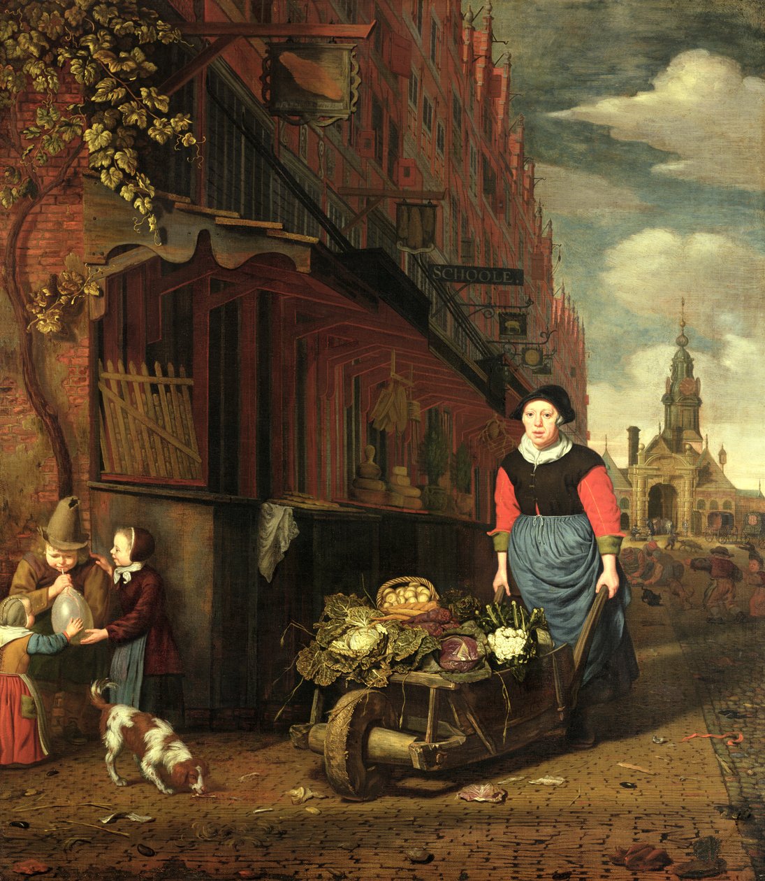 Escena de género holandés, 1668 de Michiel van Musscher