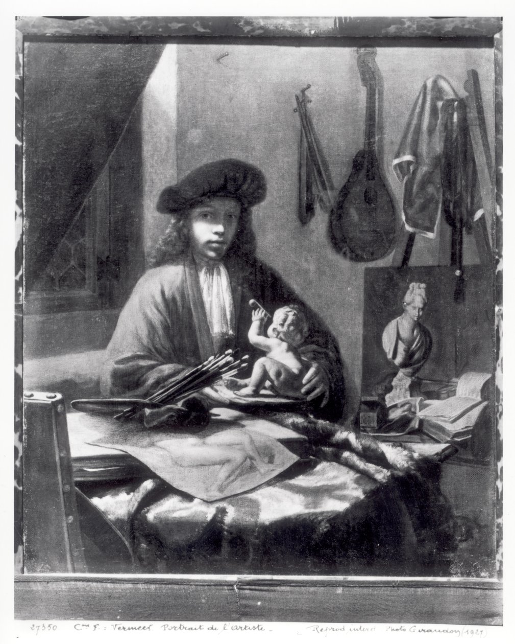 Retrato de un joven artista de Michiel van Musscher
