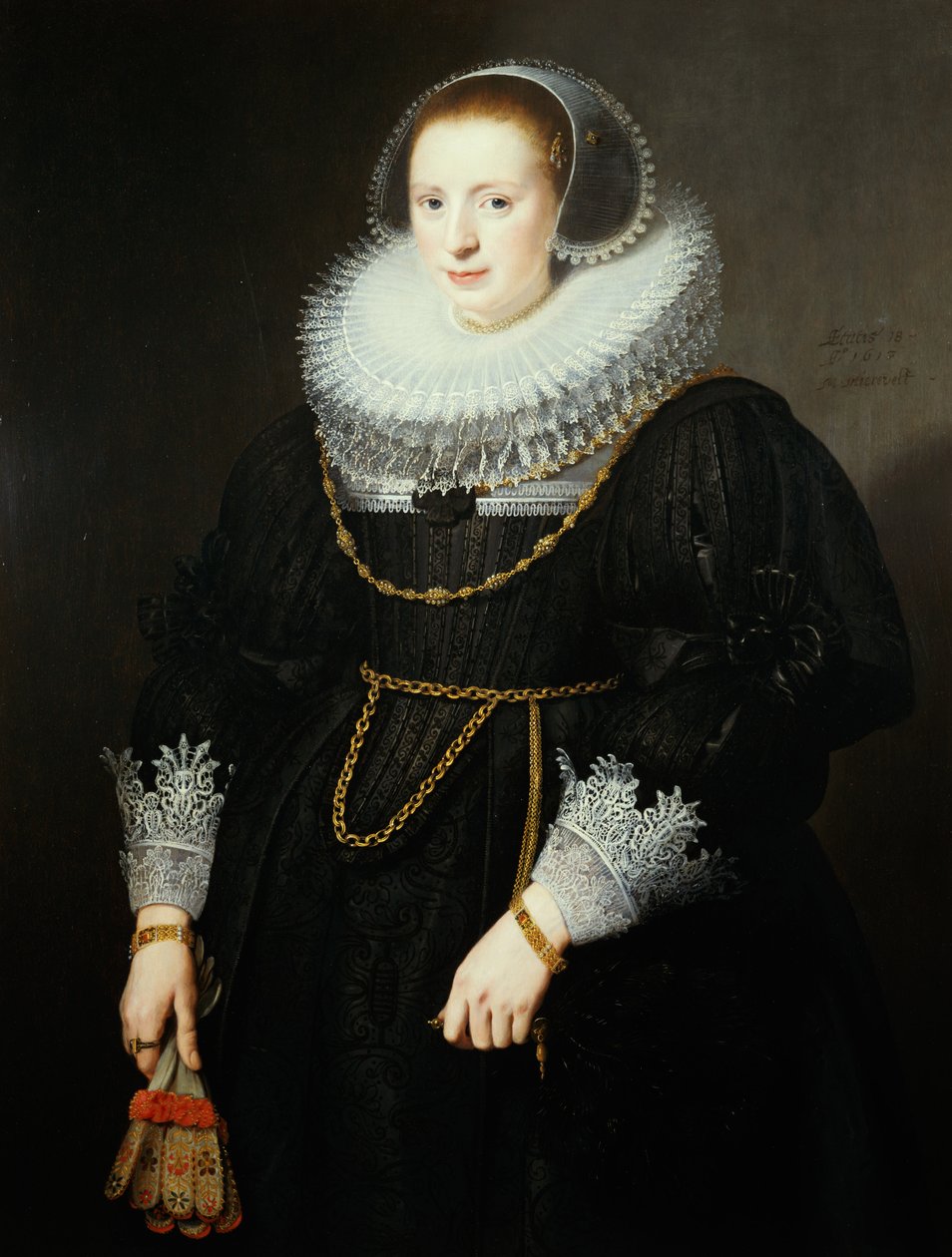 Retrato de una niña, de 18 años de Michiel Jansz van Miereveld