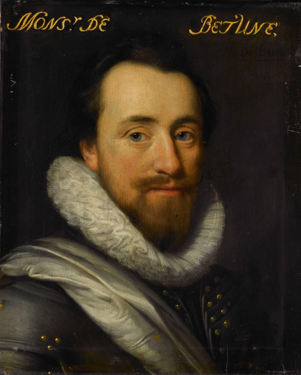 Retrato de Syrius de Bethune, señor de Cogni, Mareuil, le Beysel, Toulon, Conegory y Chastillon de Michiel Jansz van Mierevelt (workshop of)