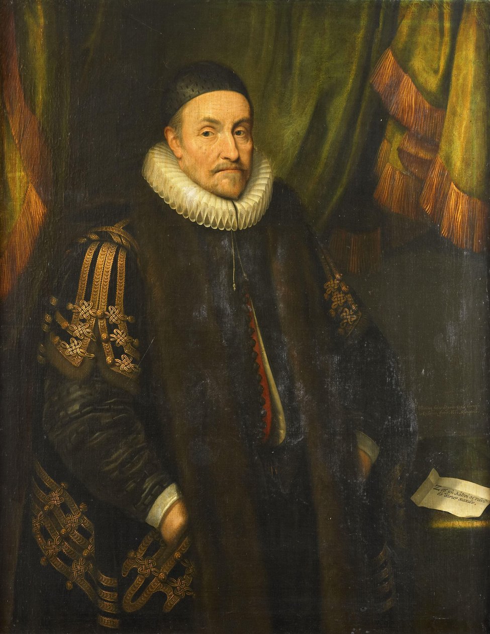 Retrato de Guillermo I (1533-84), Príncipe de Orange, llamado Guillermo el Silencioso de Michiel Jansz van Mierevelt (workshop of)
