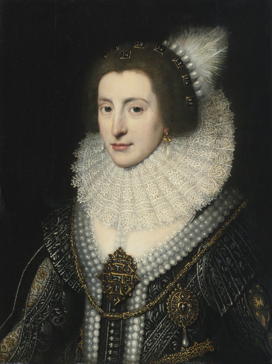 Elizabeth Stuart 1596-1662, Reina de Bohemia, ca 1642 de Michiel Jansz van Mierevelt