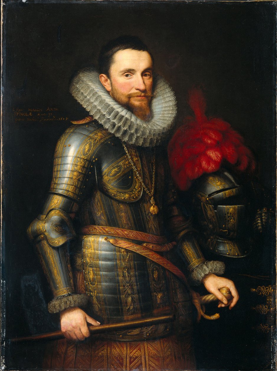 Retrato de Ambrosio Spinola 1569-1630, 1609 de Michiel Jansz van Mierevelt