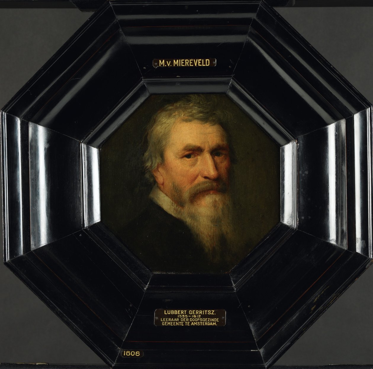 Retrato de Lubbert Gerritsz, c.1607 (óleo sobre tabla) de Michiel Jansz. van Mierevelt