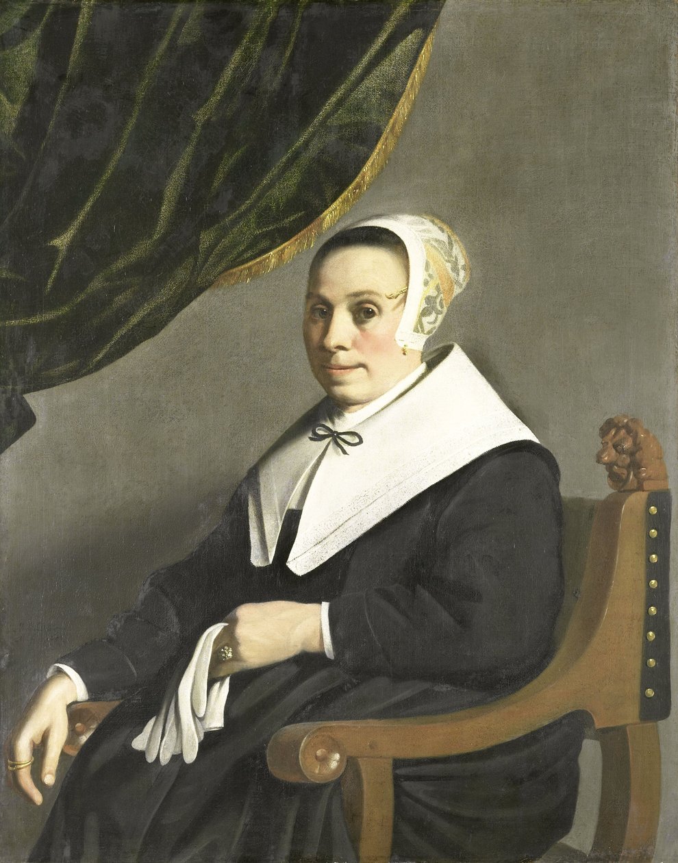 Retrato de mujer de Michiel Servaesz (1628-1693) Nouts