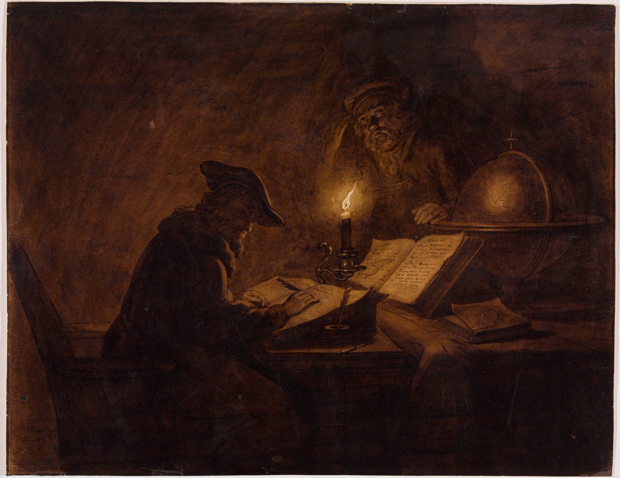 Eruditos en el estudio de Michiel Versteegh