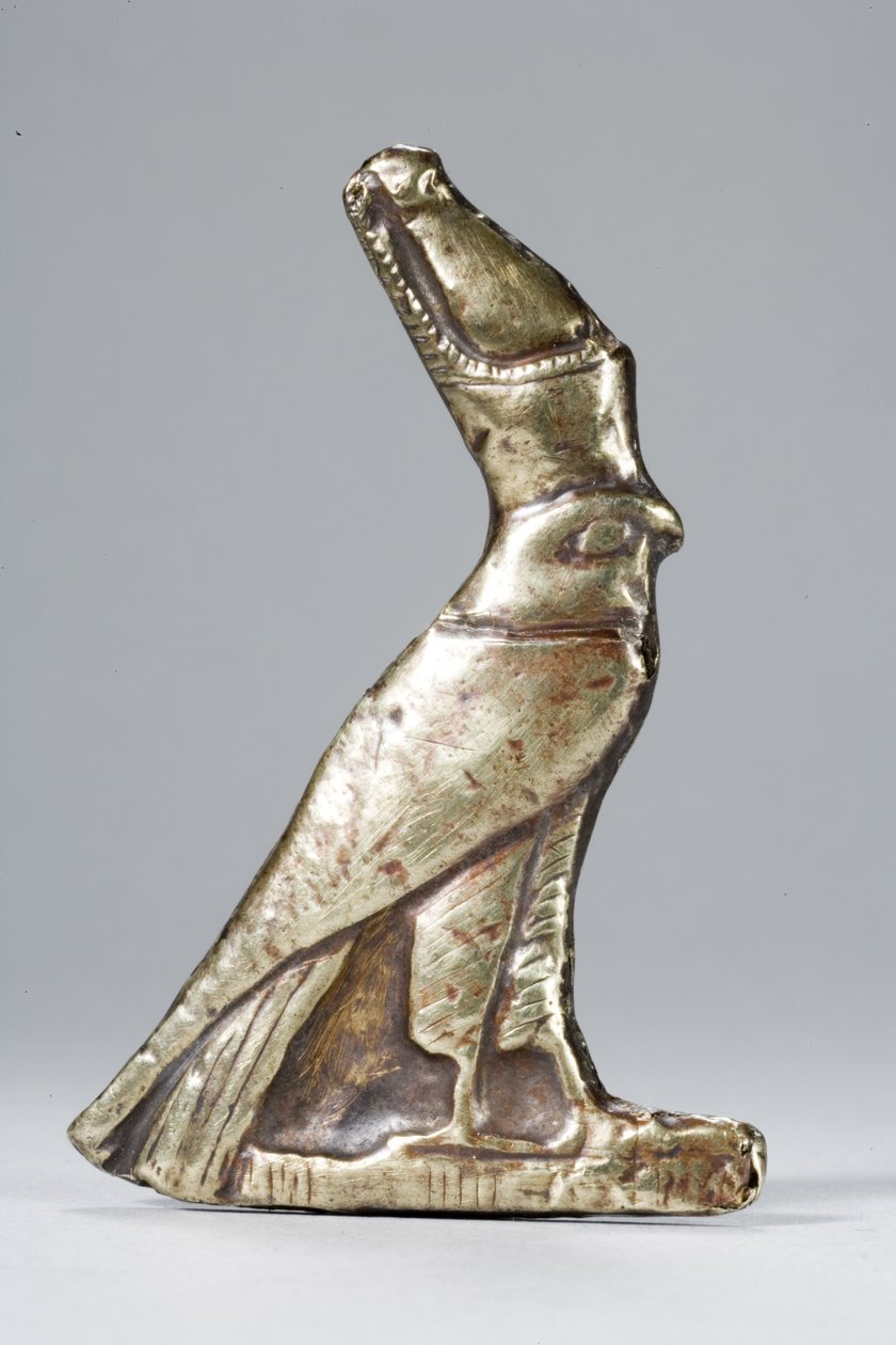 Amuleto en forma de halcón de Middle Kingdom Egyptian
