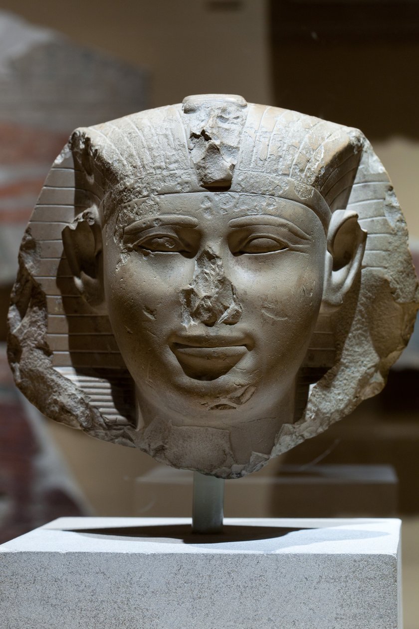 Cabeza de un rey, posiblemente Seankhkare Mentuhotep III, c.2000-1988 a.C. de Middle Kingdom Egyptian