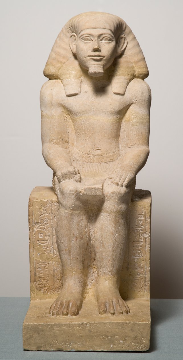 Estatuilla de Hapidefai piedra caliza de Middle Kingdom Egyptian