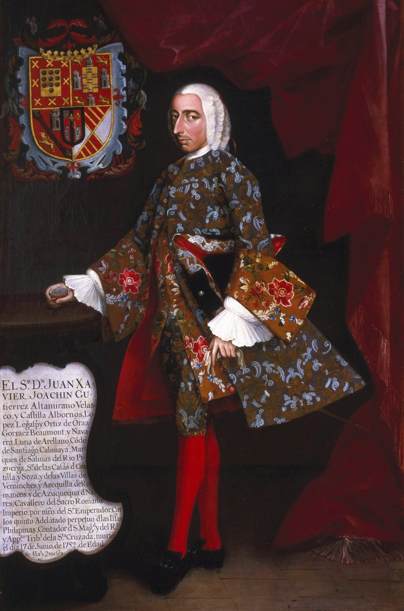 Don Juan Xavier Joaquín Gutiérrez Altamirano Velasco de Miguel Cabrera
