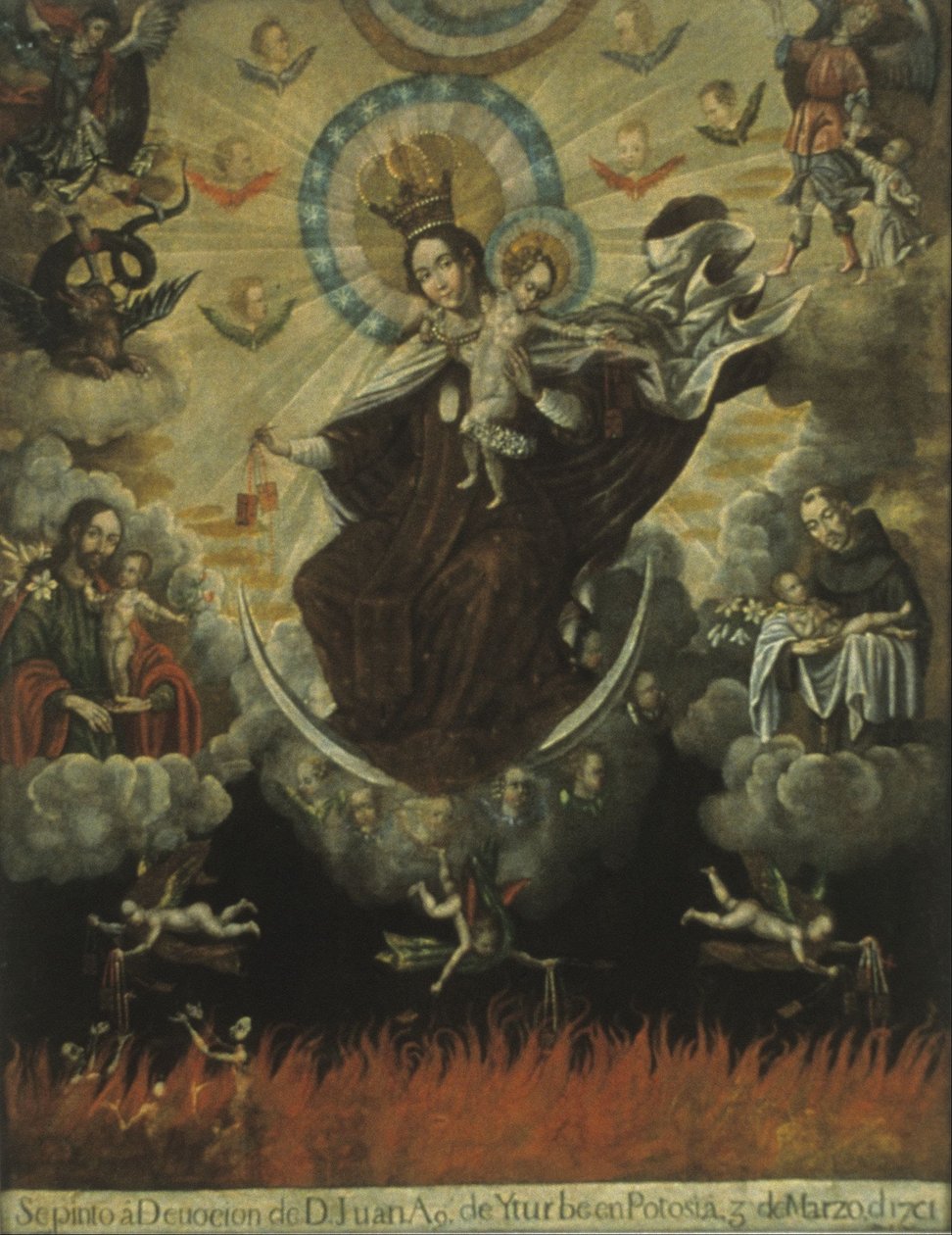 Virgen del Carmen de Miguel Gaspar De Berrío