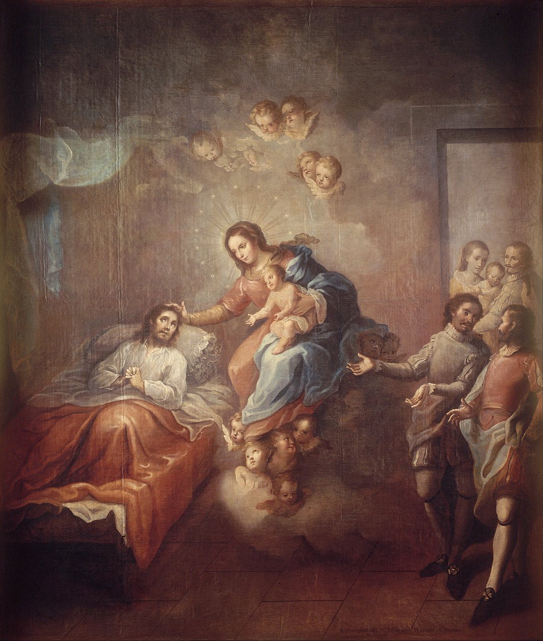 La conversión de san Ignacio de Loyola de Miguel Cabrera