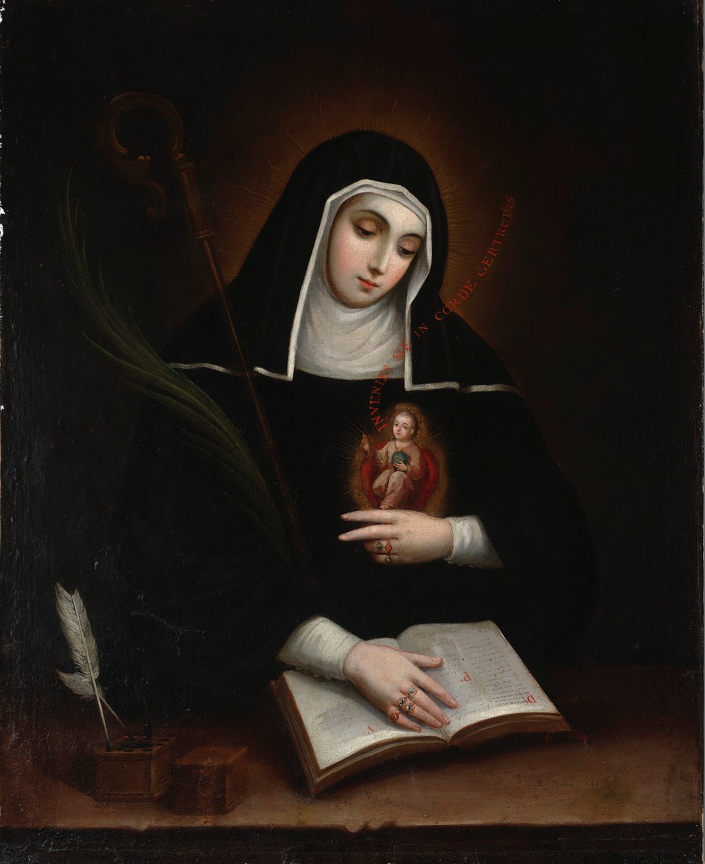 Santa Gertrudis (Santa Gertrudis) de Miguel Cabrera