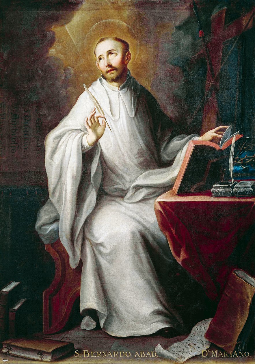 San Bernardo, por Miguel Cabrera (1695-1768) de Miguel Cabrera