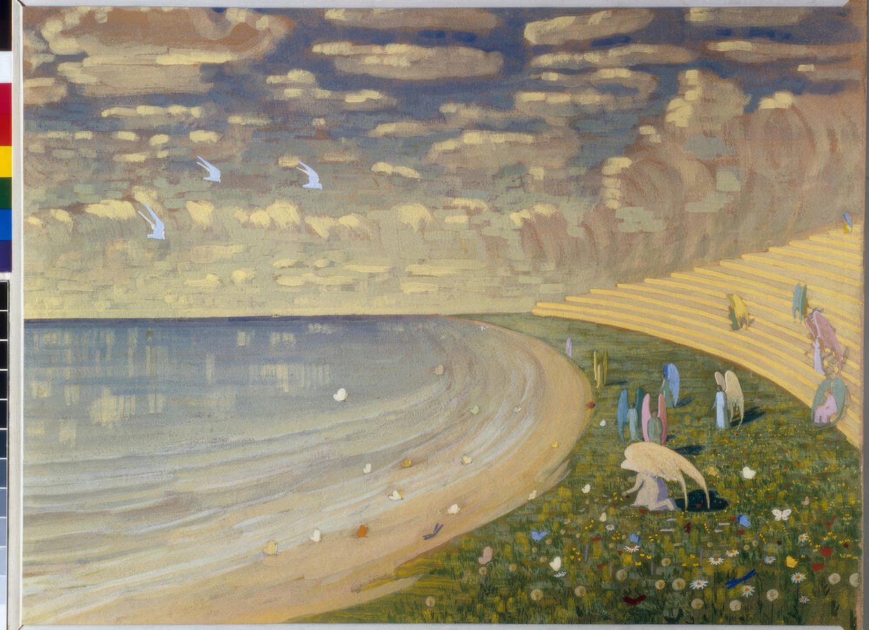 Ángeles (Paraíso) de Mikalojus Ciurlionis
