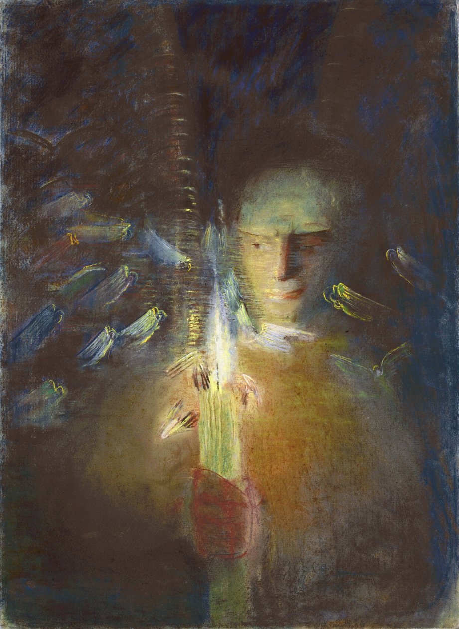 La verdad par Ciurlionis, Mikalojus Konstantinas (1875-1911). Pastel sobre papel, tamaño : 91x66,8 de Mikalojus Konstantinas Čiurlionis