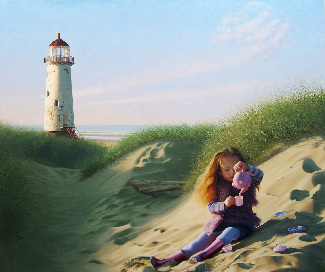 Picnic, 2011 (óleo sobre lino) de Mike Briscoe