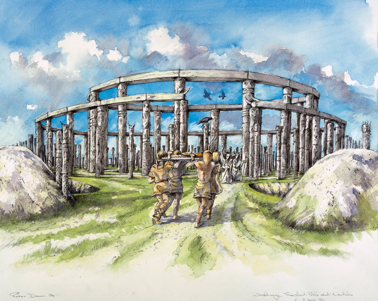 Woodhenge, c. siglo XXV a.C., c.1990-2010 de Mike Seaforth