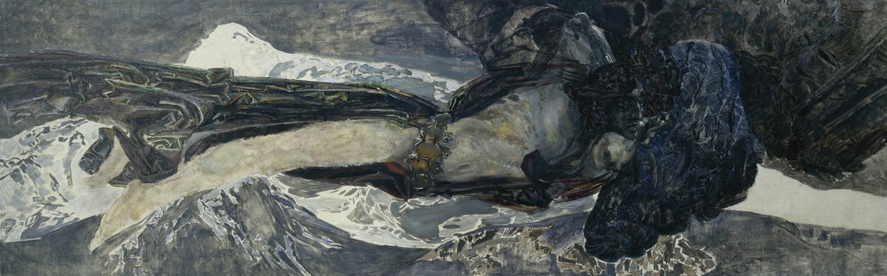 Demonio volador de Mikhail Aleksandrovich Vrubel