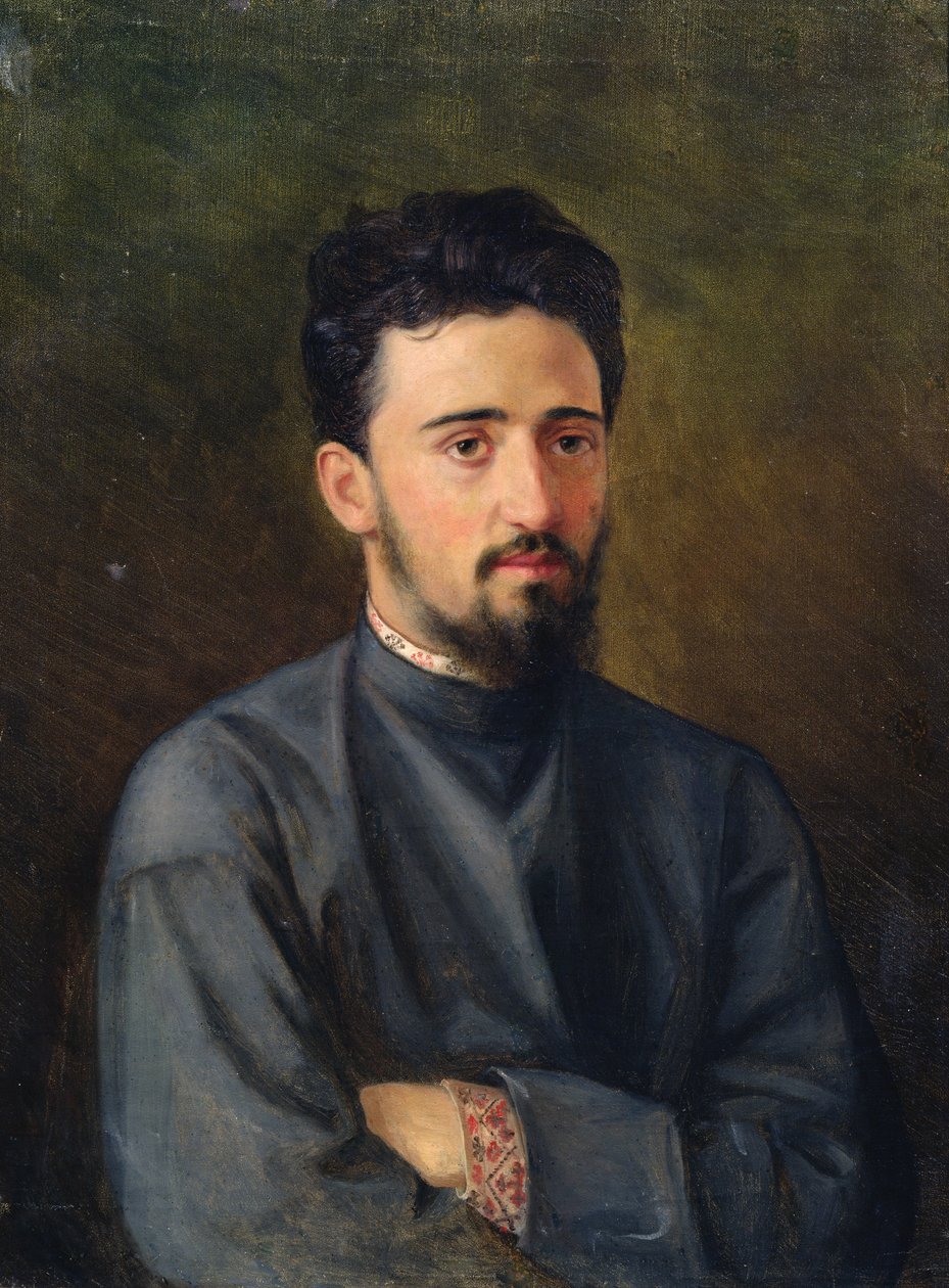Retrato de Vsevolod M. Garshin, 1878 de Mikhail Georgievich Malyshev