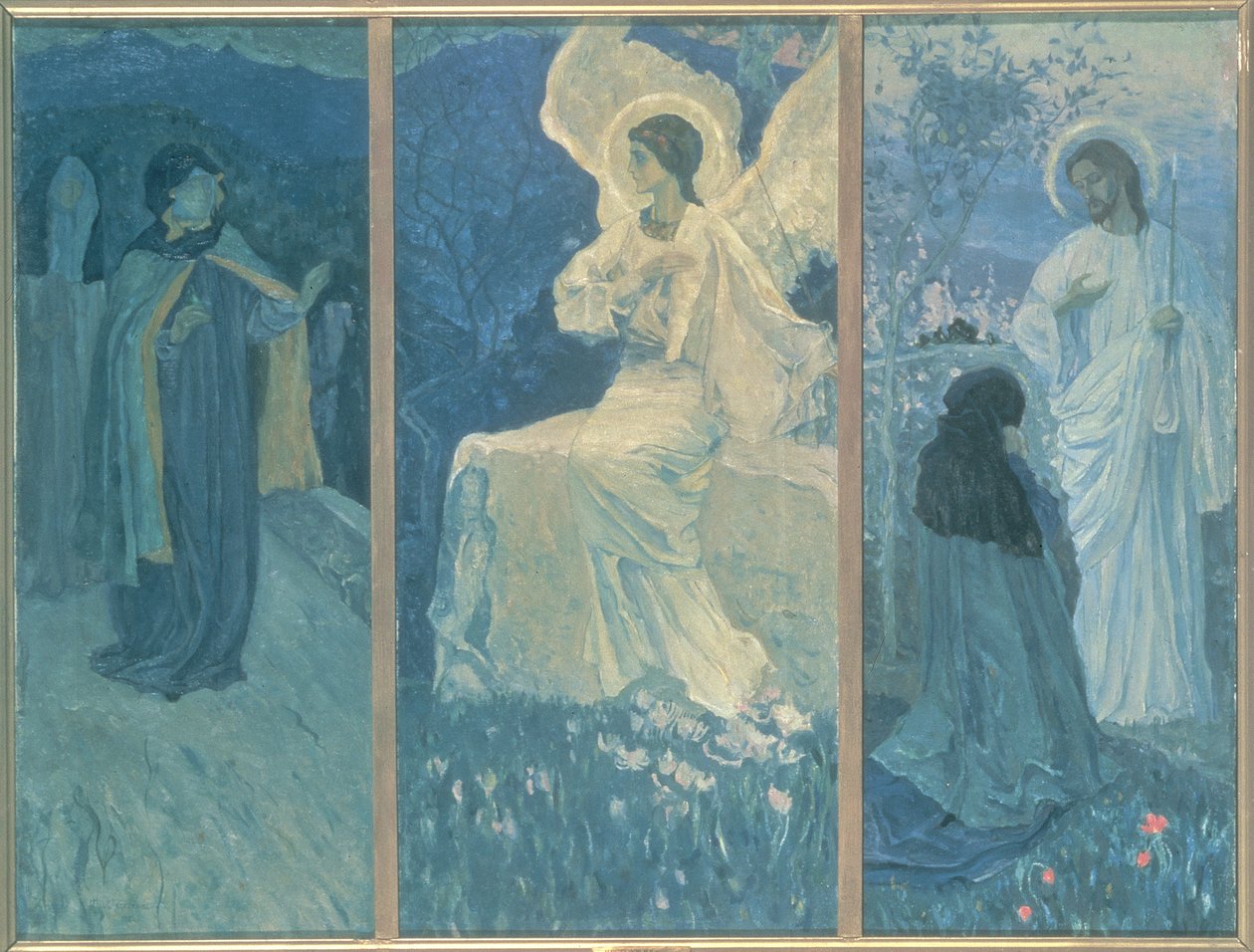 El Tríptico de la Resurrección, 1922 de Mikhail Vasilievich Nesterov