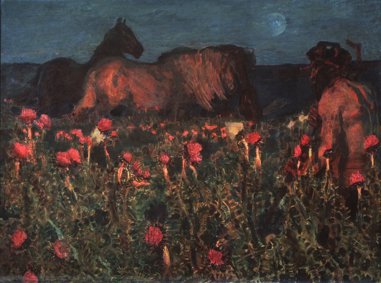 La noche se acerca, 1900 de Mikhail Aleksandrovich Vrubel