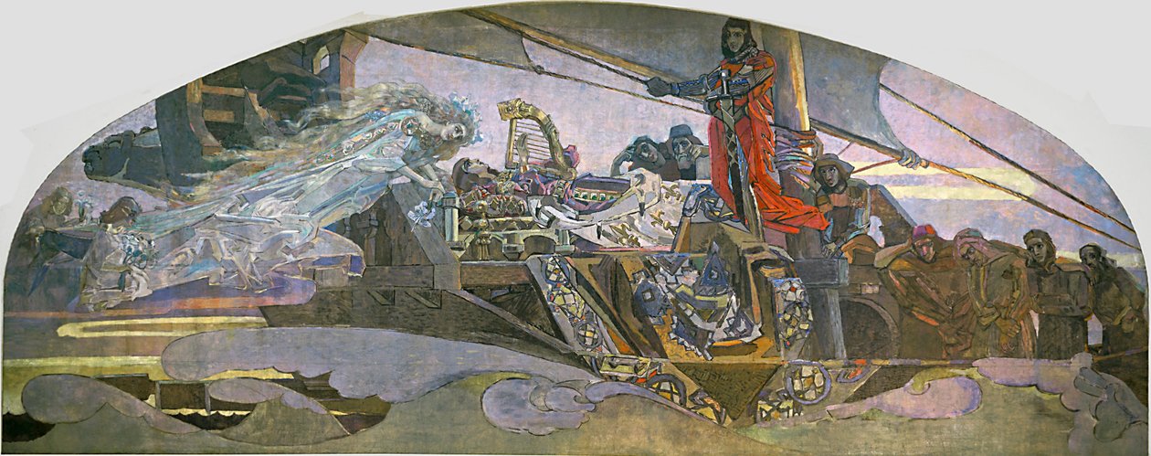 Princesa de Sueño (La Princesse lointaine, 1896) de Mikhail Aleksandrovich Vrubel