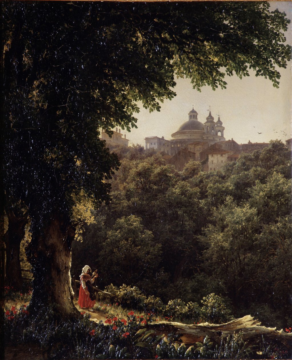 Ariccia cerca de Roma, 1836 de Mikhail Ivanovich Lebedev