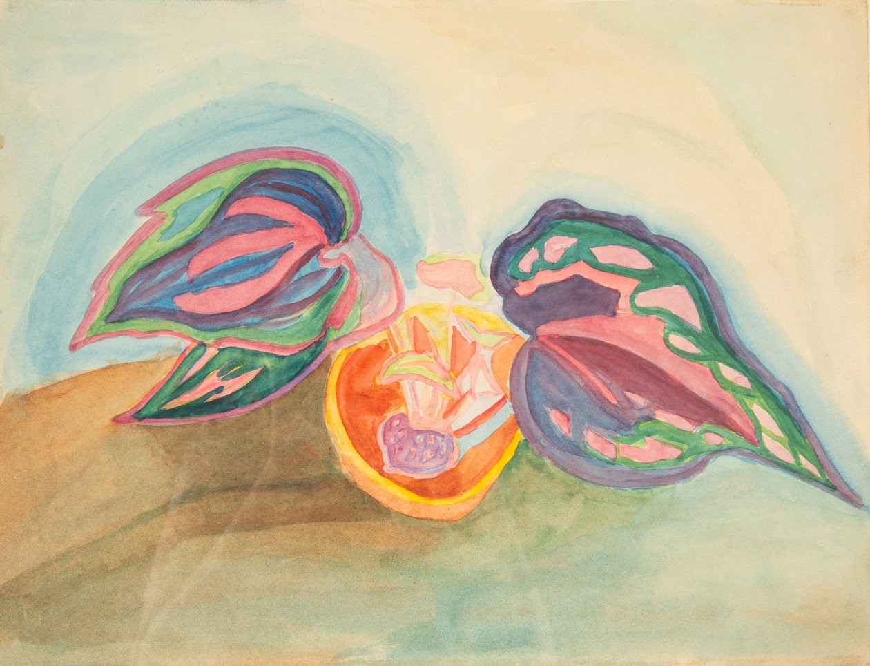 Naturaleza muerta con planta, c. 1920 de Mikhail Vasilyevich Matyushin