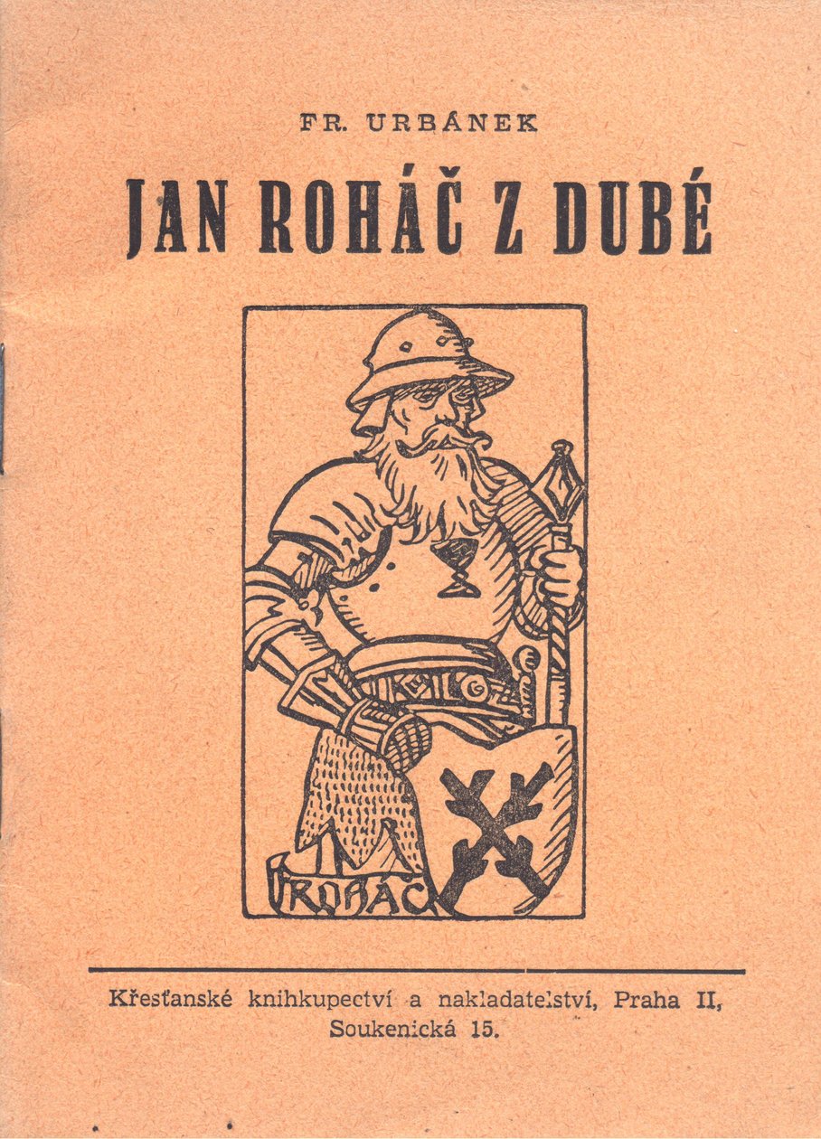 Cubierta del libro Jan Roháč z Dubé de Fr. Urbánek de Mikolas Ales