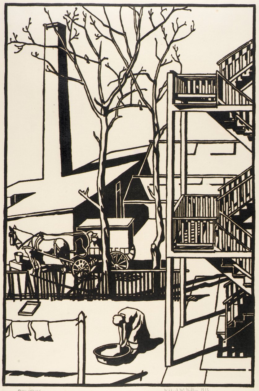 Escaleras traseras de Mildred McMillen