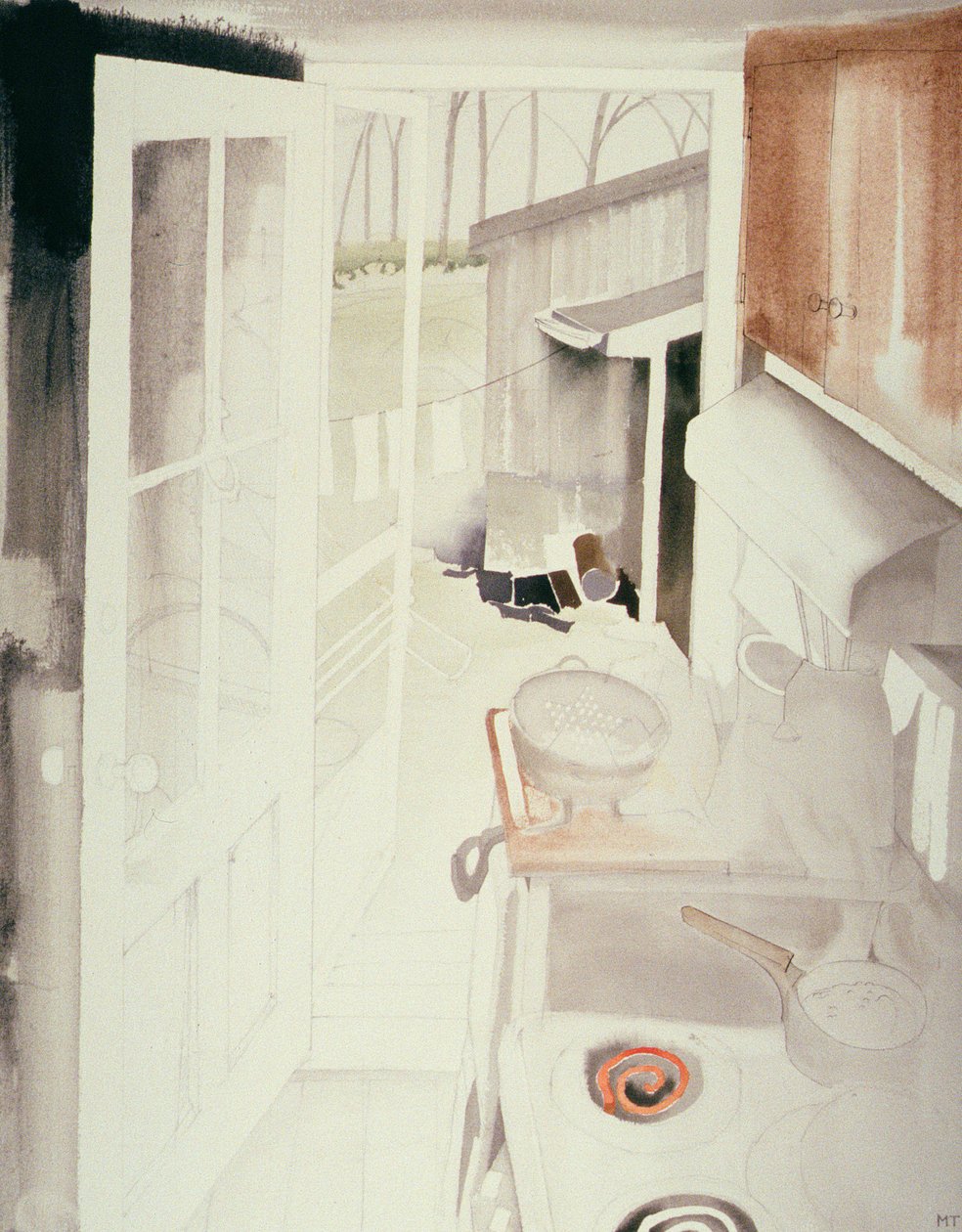 Cocina y estufa, Connecticut de Miles Contemporary Artist Thistlethwaite