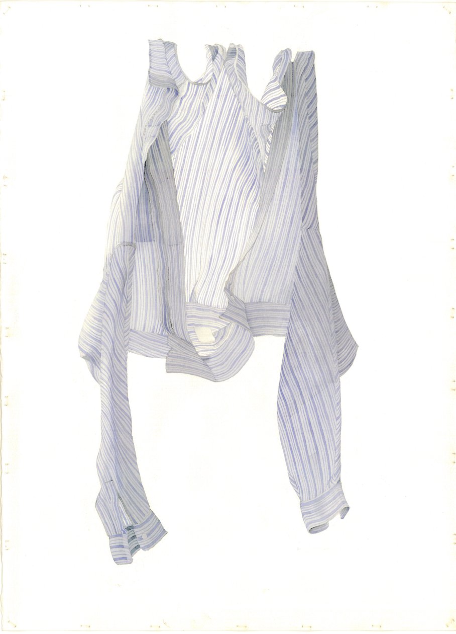 Camisa azul a rayas en la brisa, 2004 de Miles Contemporary Artist Thistlethwaite