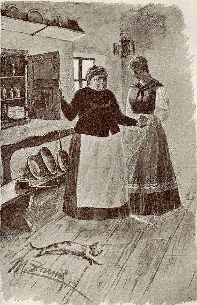 Ilustración del poema de Finžgar Triglav de Miljutin Zarnik