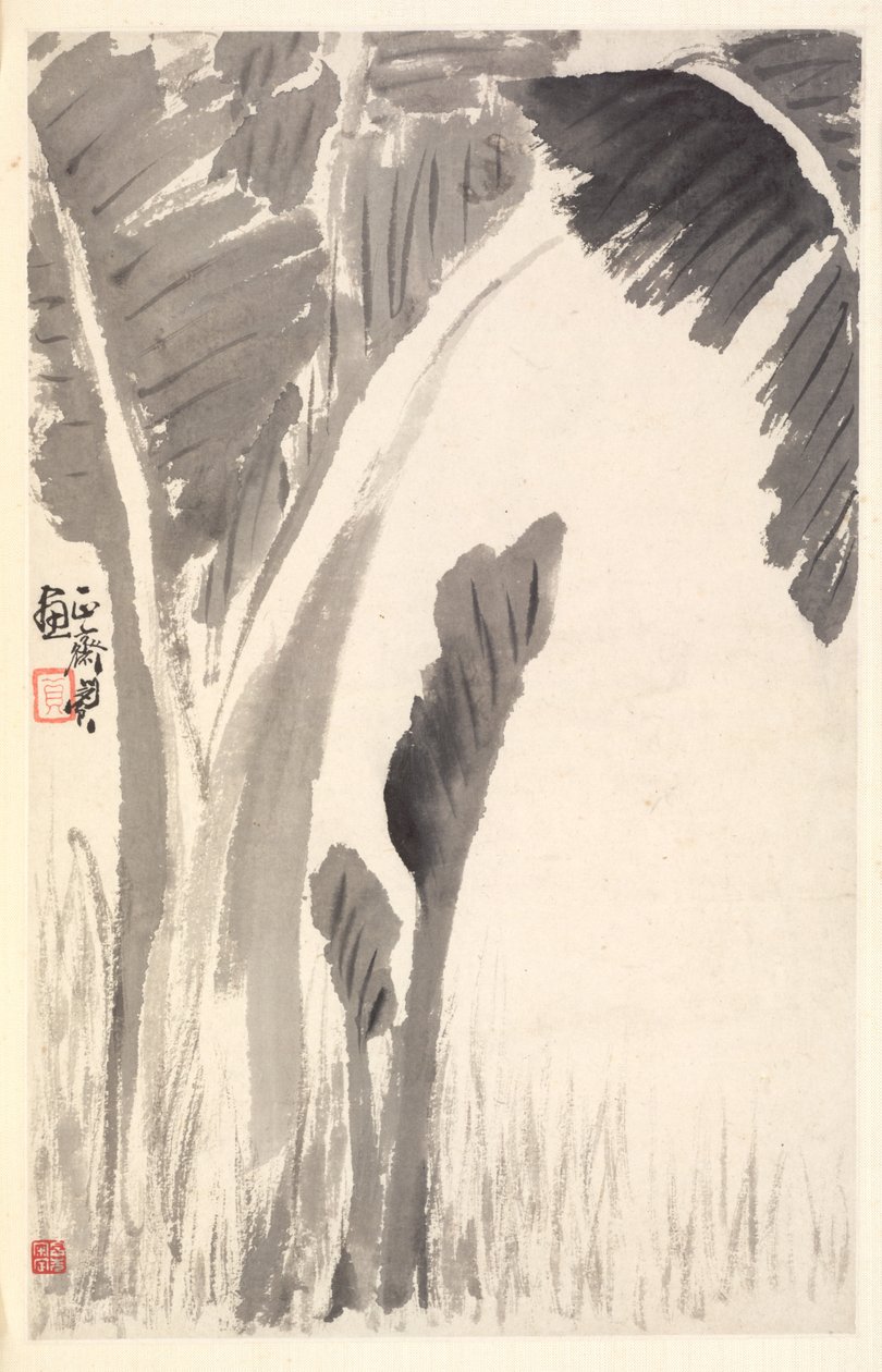 Plantas de plátano, 1788 de Min Zhen