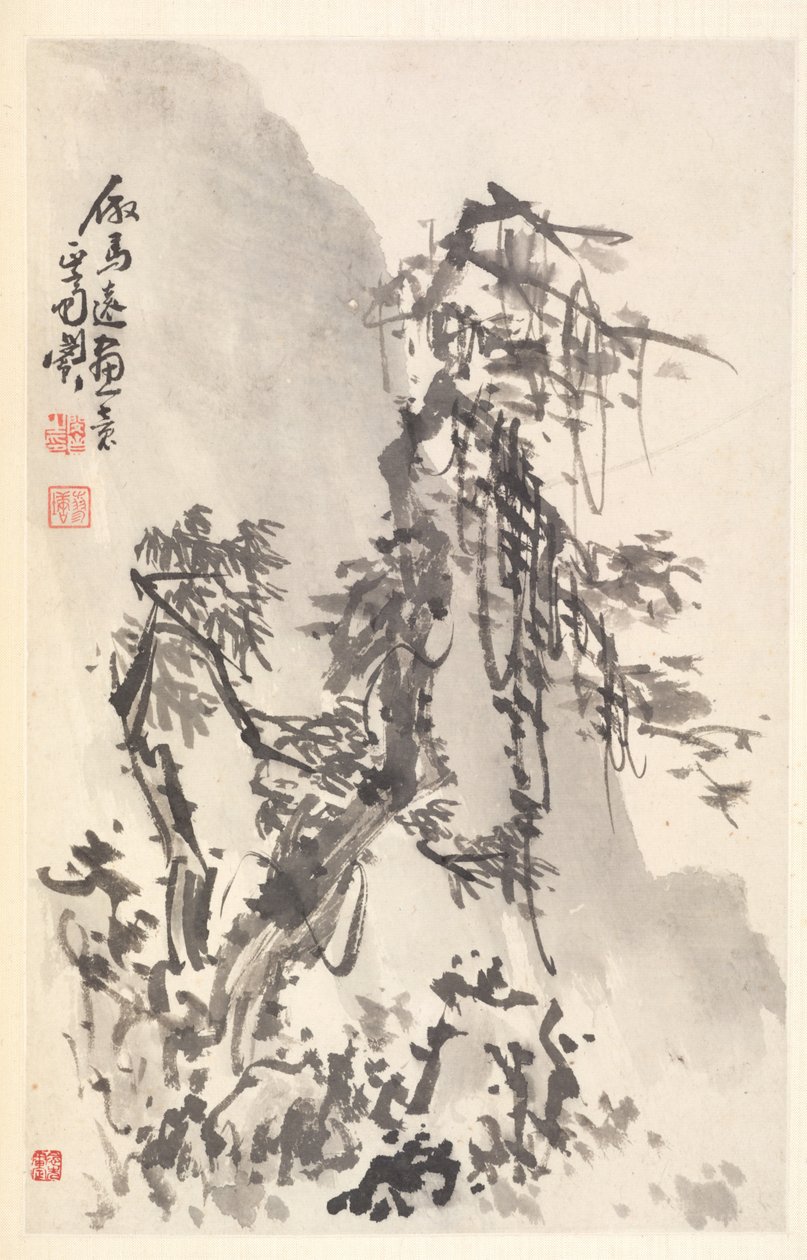 Landscape in the Manner of Ma Yuan de Min Zhen