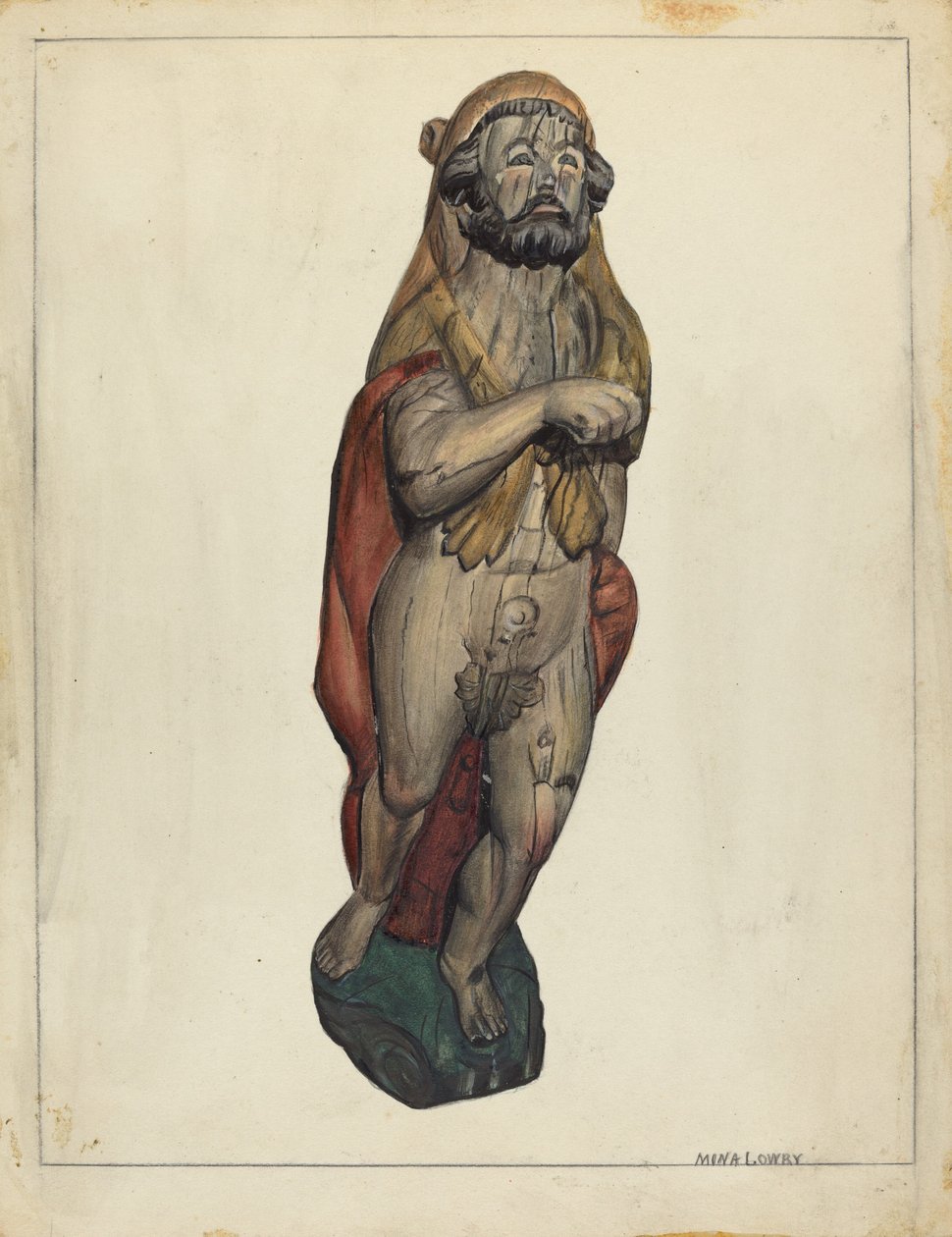 Figura de proa: Hércules, c. 1940 de Mina Lowry