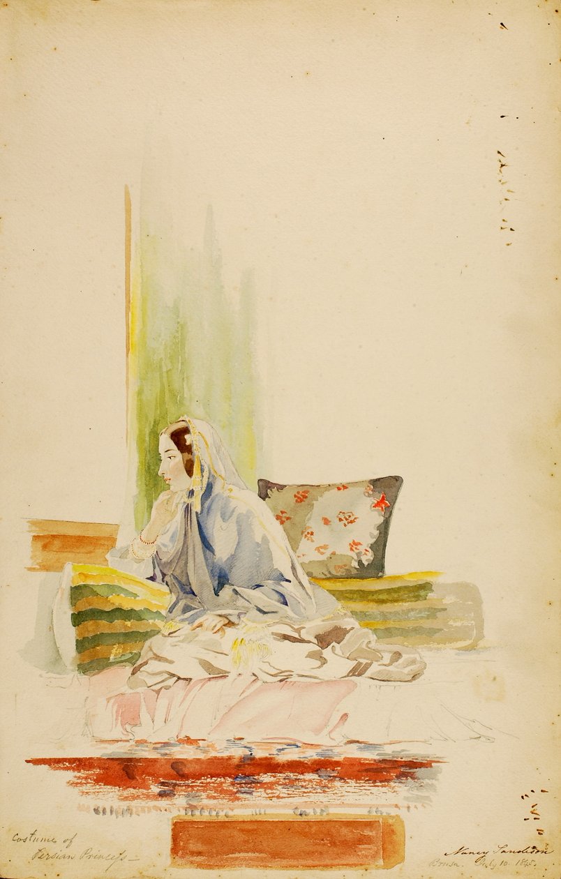 Traje de princesa persa, Brusa de Miner Kilbourne Kellogg