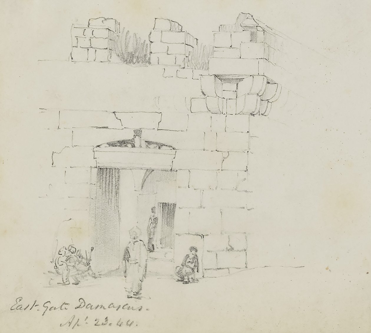 Puerta Este, Damasco de Miner Kilbourne Kellogg