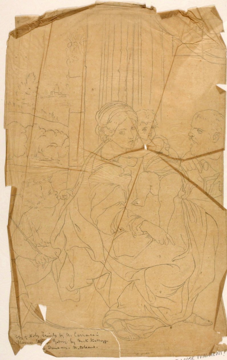 Sagrada Familia (según Annibale Caracci) de Miner Kilbourne Kellogg