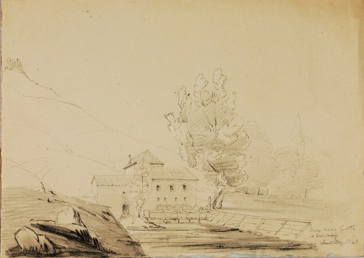 Molino cerca de Grotto, Aldberg de Miner Kilbourne Kellogg