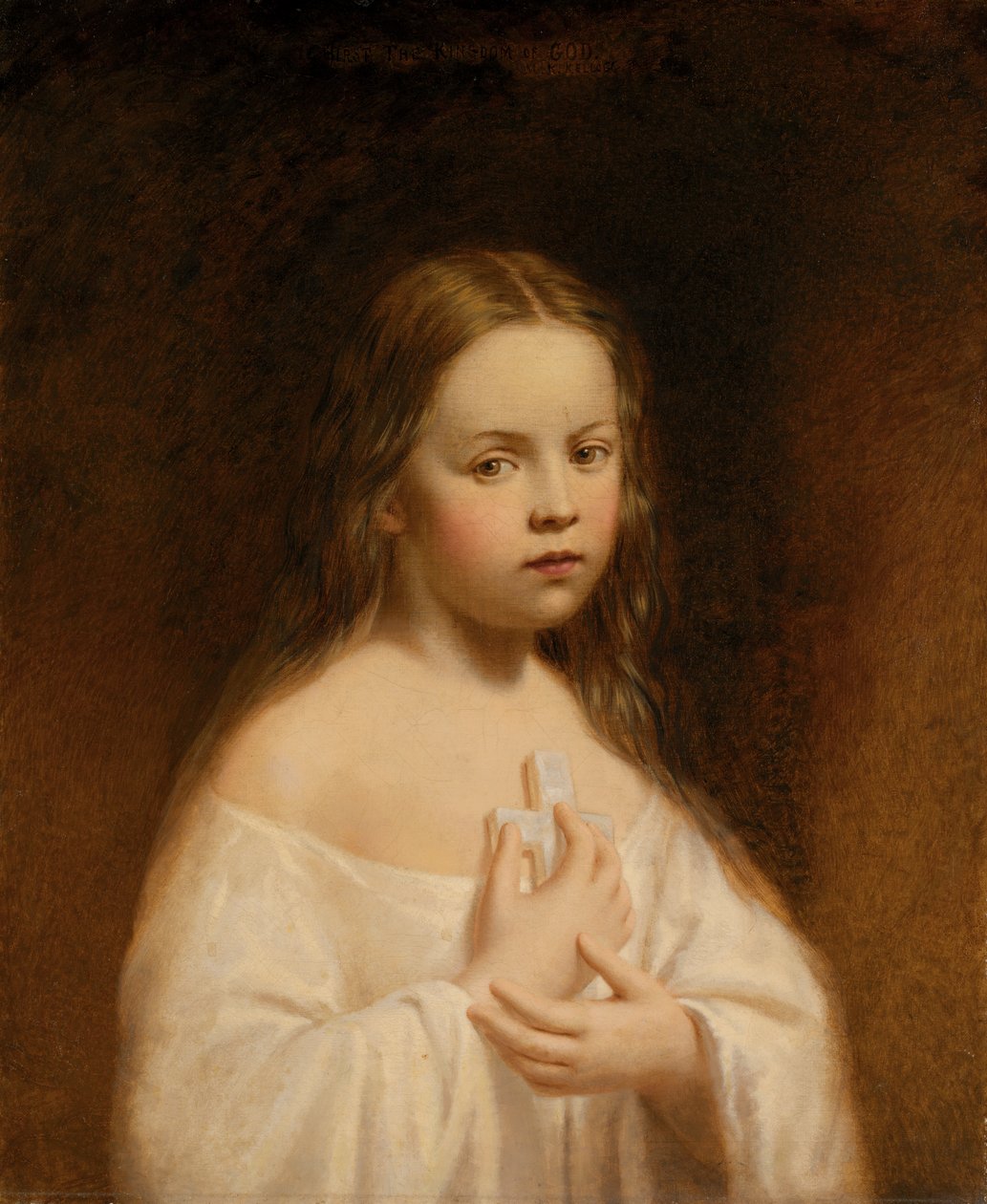 Retrato de la hija de Hiram Powers, s.f. de Miner Kilbourne Kellogg