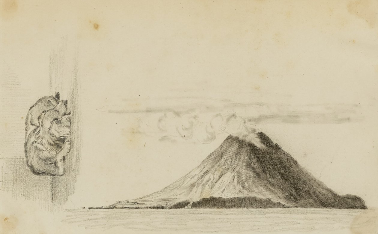 Stromboli/Perro dormido de Miner Kilbourne Kellogg