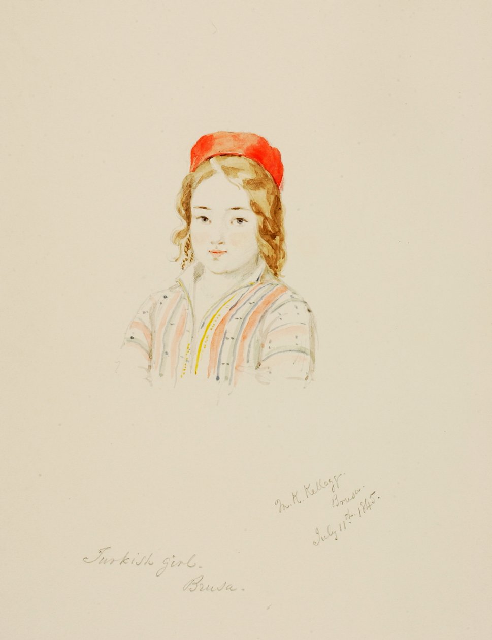 Chica turca, Brusa de Miner Kilbourne Kellogg
