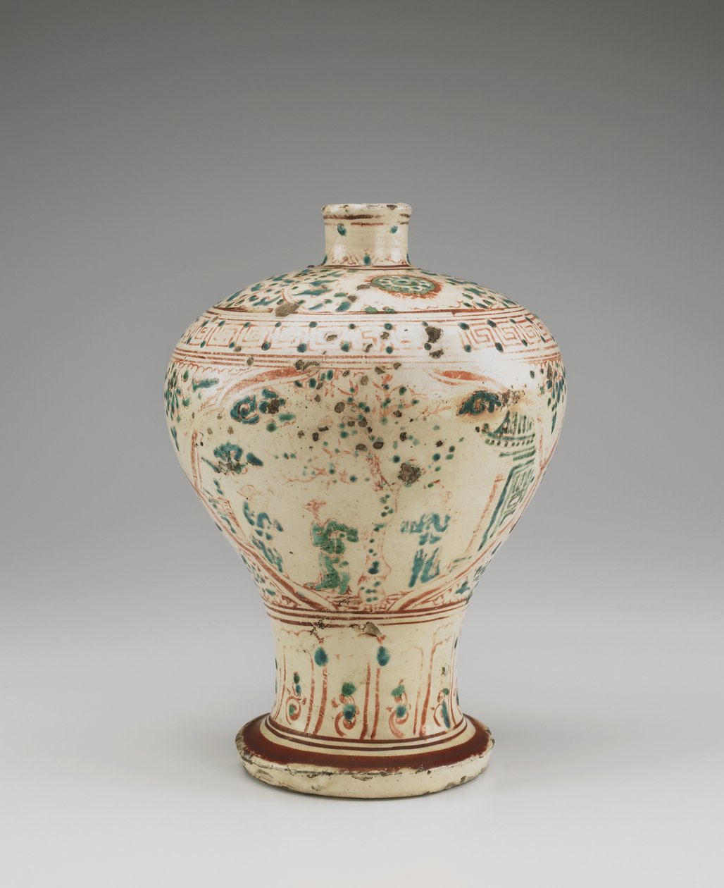 Botella, finales del siglo XIV-XV de Ming Dynasty Chinese School