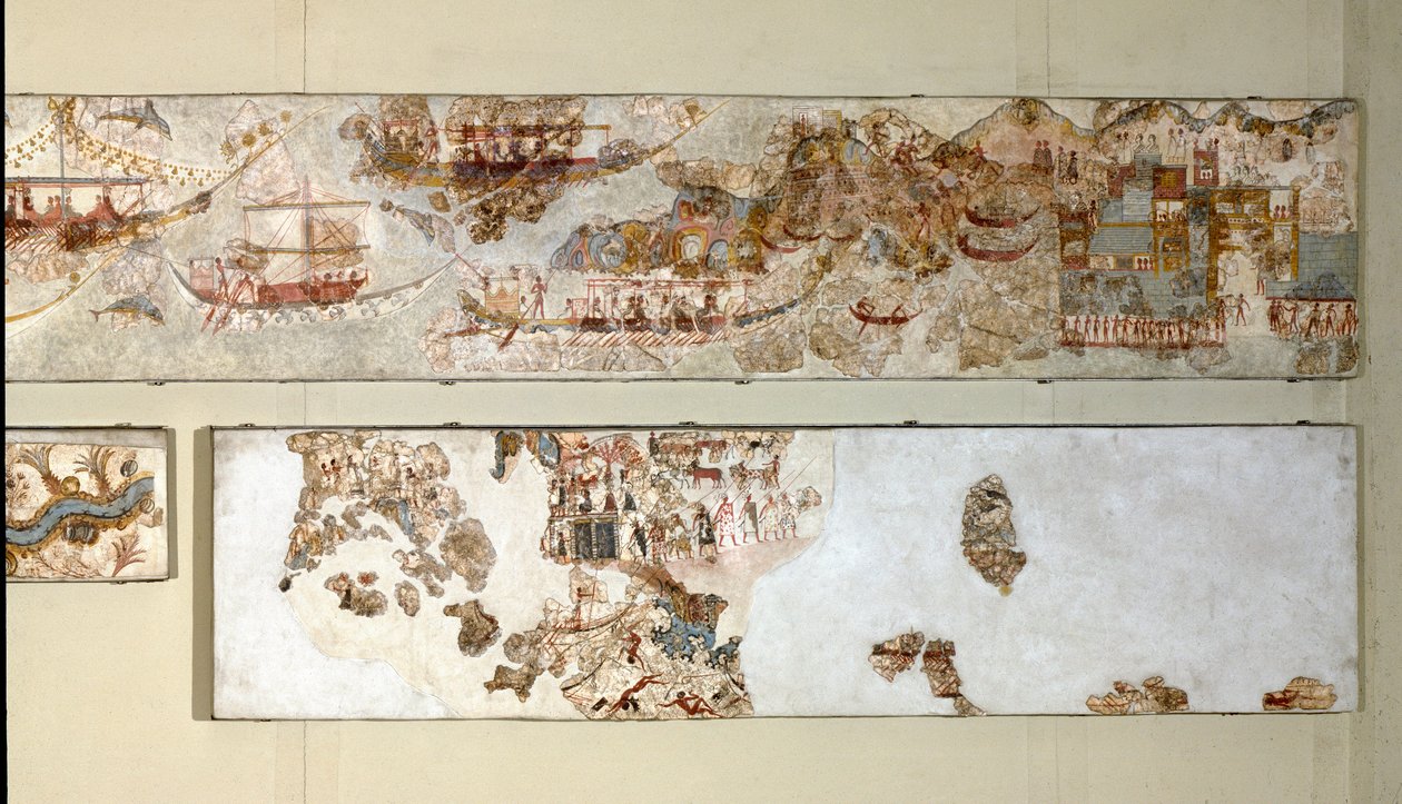 Arte minoico: expedición naval de Minoan