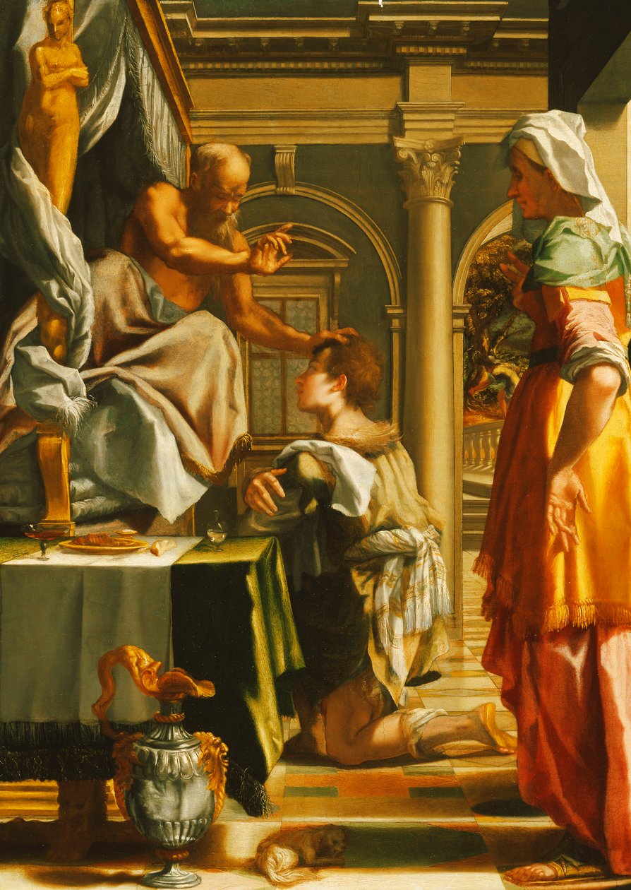 Isaac Bendiciendo a Jacob de Mirabello Cavalori