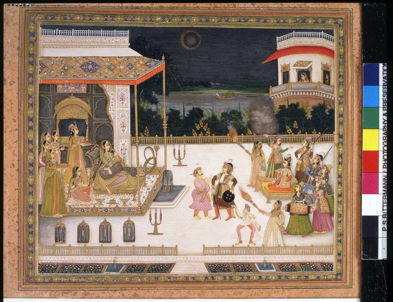 La reina Udham Bai entretenida de Miran Mir