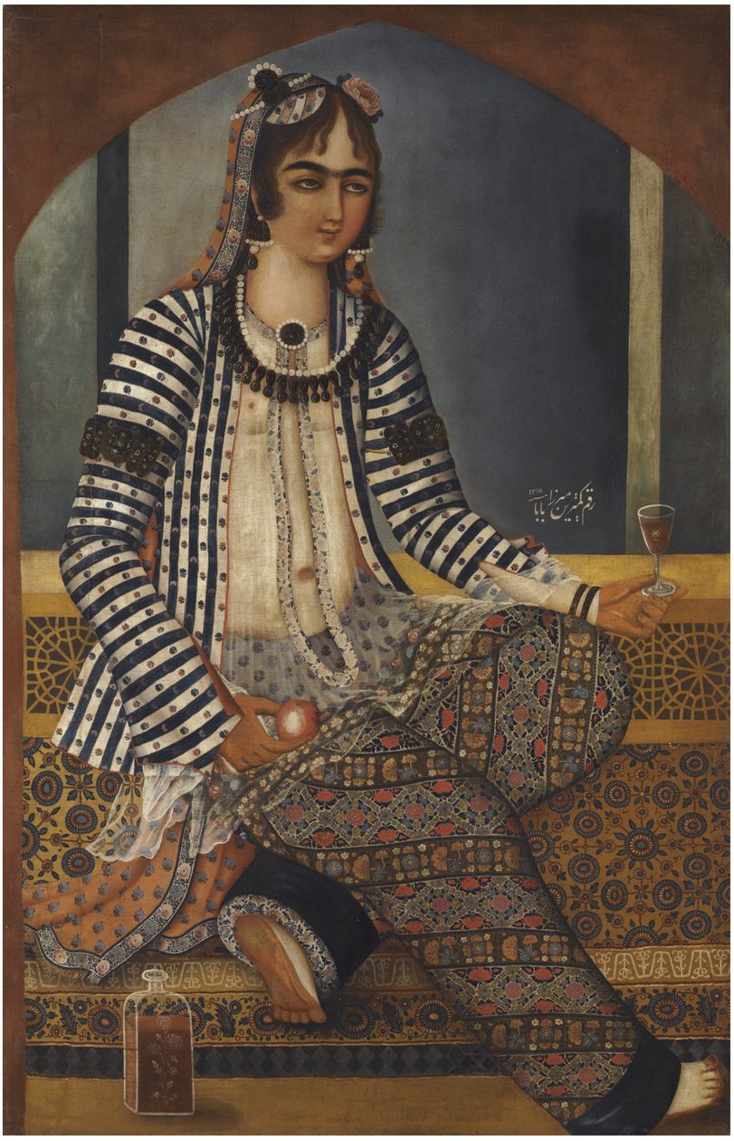 Retrato de una Dama de Mirza Baba